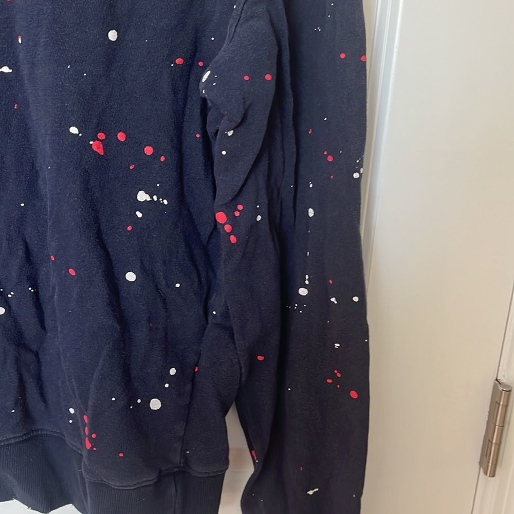 Distressed paint splat sweatshirt - Picture 4 of 6